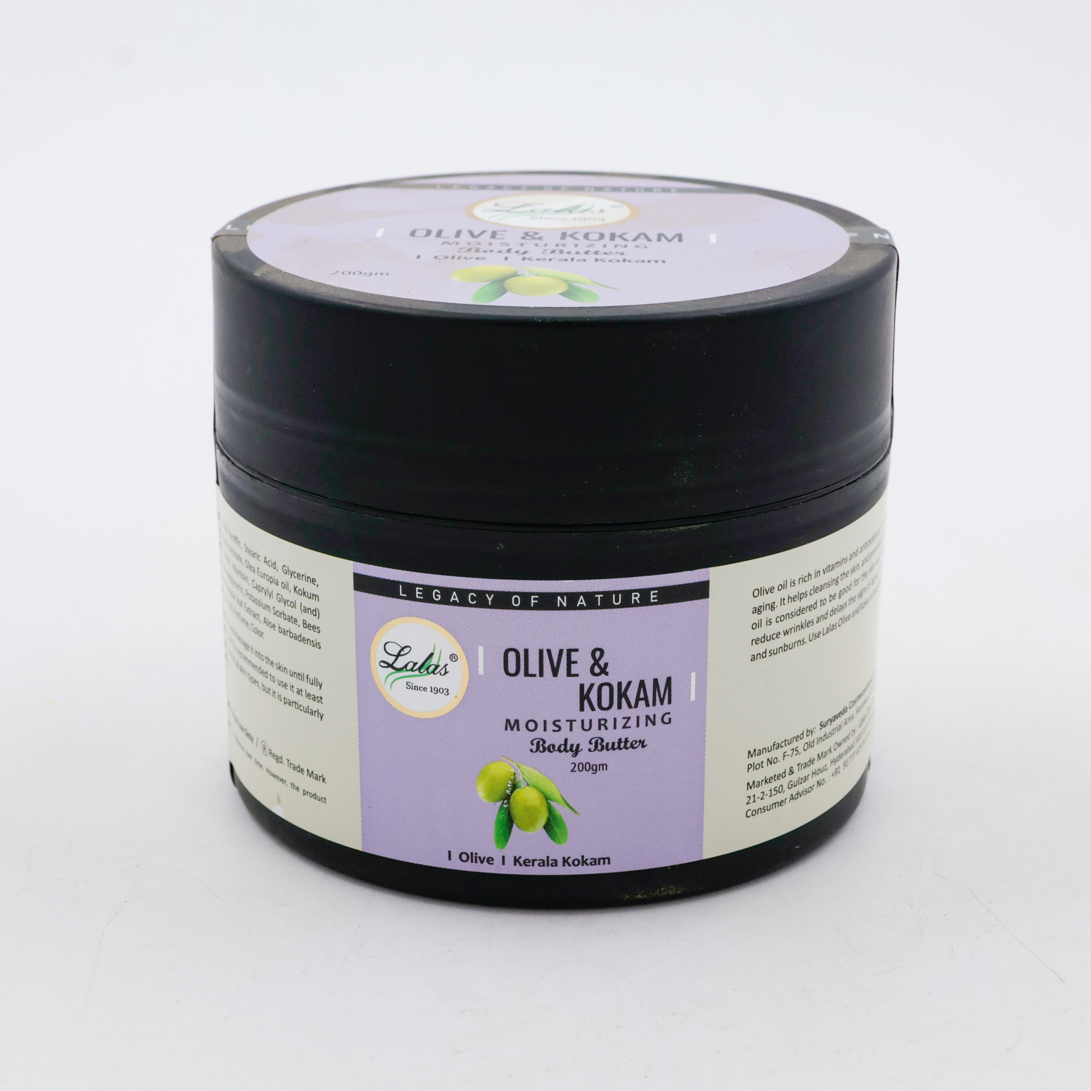Lalas Moisturizing Olive & Kokam 200 g